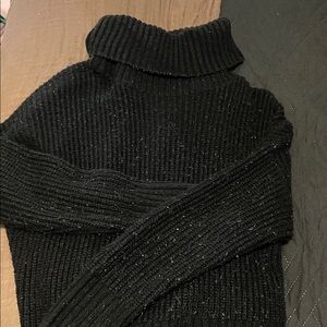 Workshop Republic Clothing Charcoal Ribbed Turtleneck Sweater